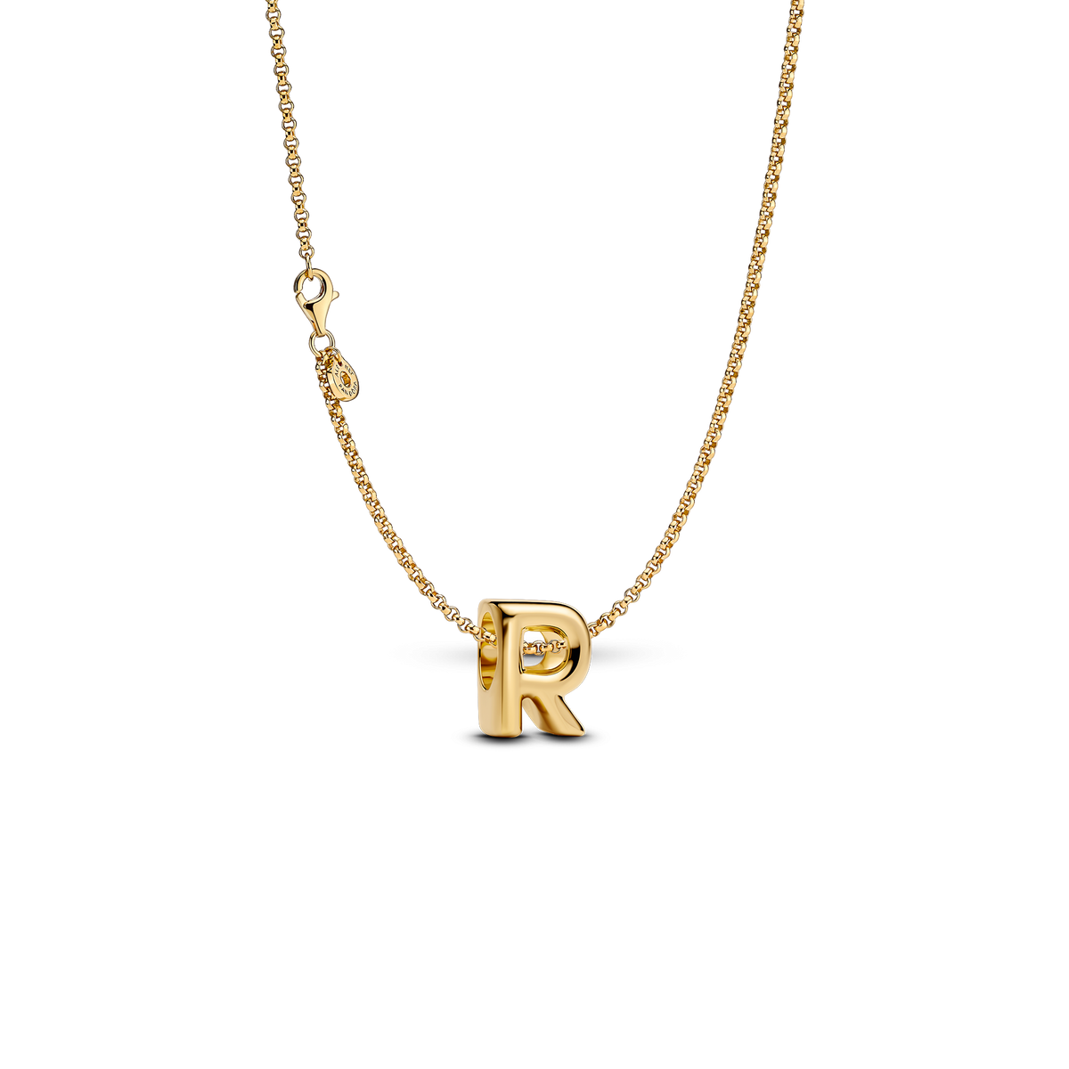 Letter R Charm Necklace