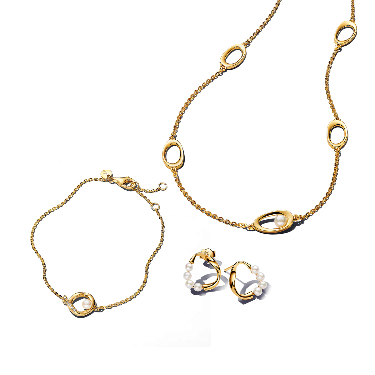 Simple Pearl jewelry set