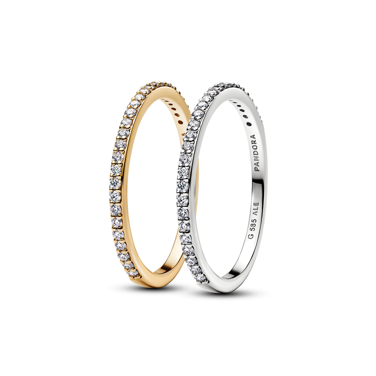 Lab-Grown Diamond Half Eternity Ring Duo