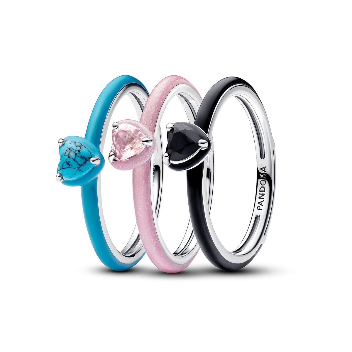 Good Karma Chakra Hearts Ring Trio