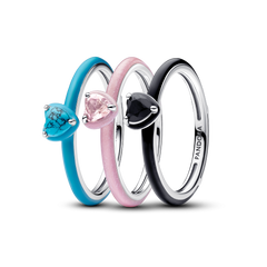 Good Karma Chakra Hearts Ring Trio