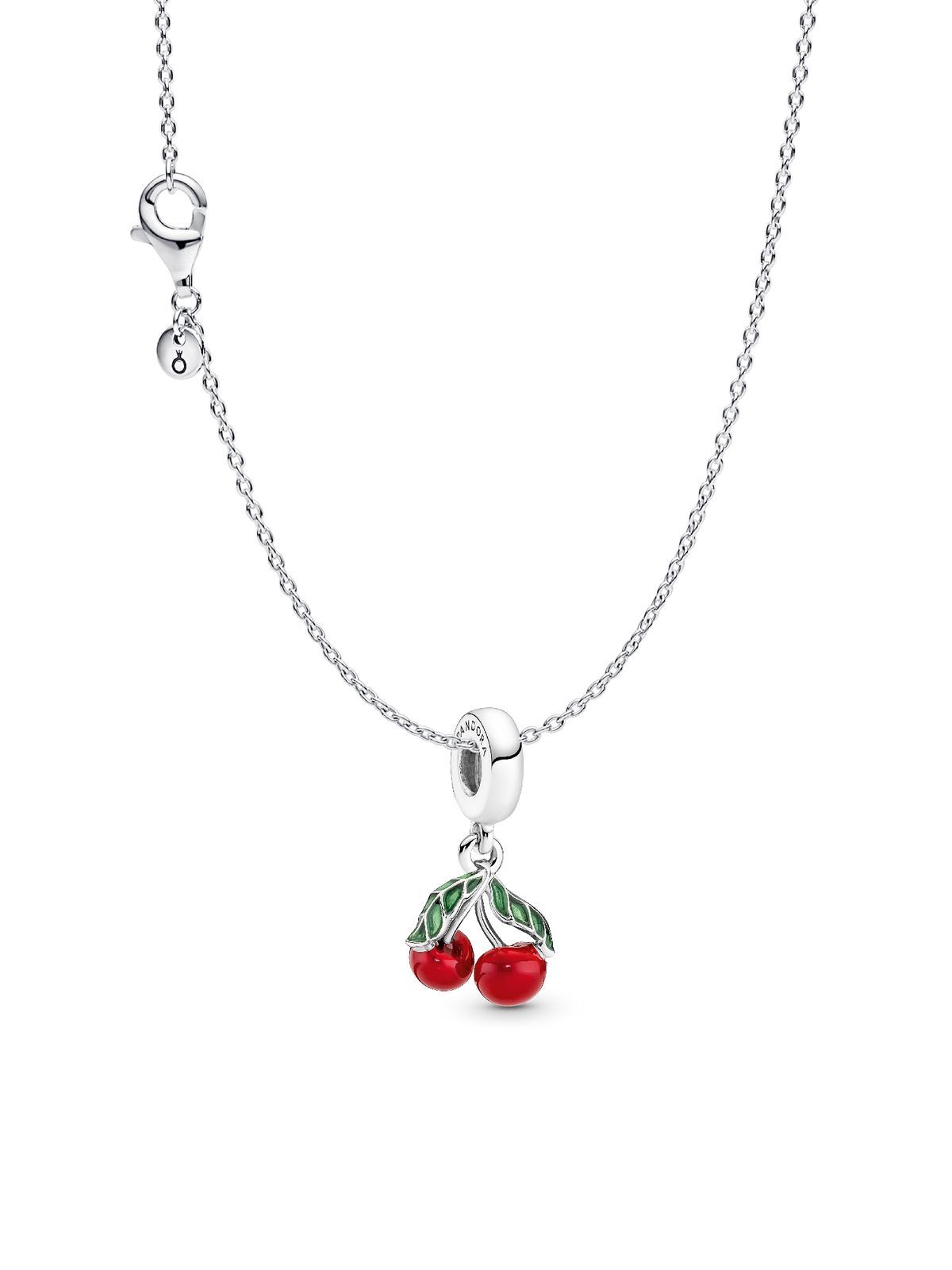 Megan’s Cherry Charm Necklace Set - Sterling silver