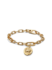 Bold and Brave Textured Medallion Bracelet Set