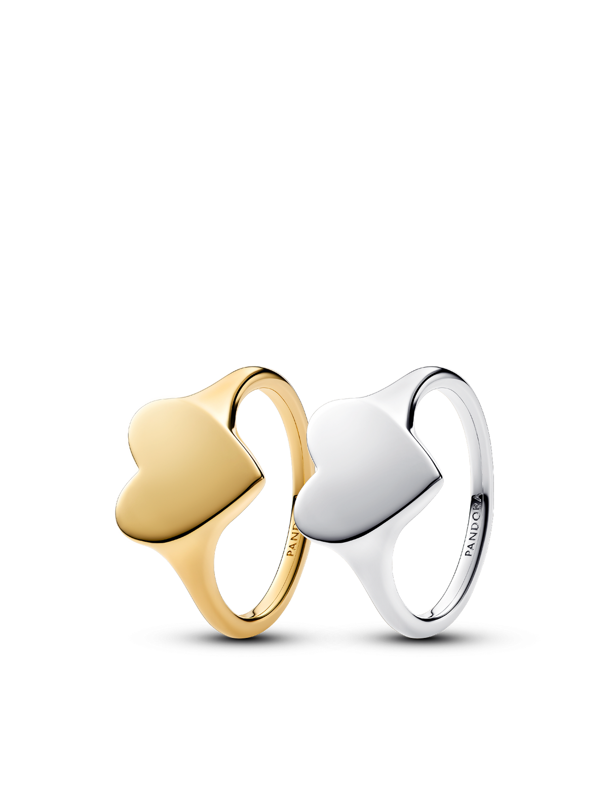 Engravable Love Notes Heart Ring Set