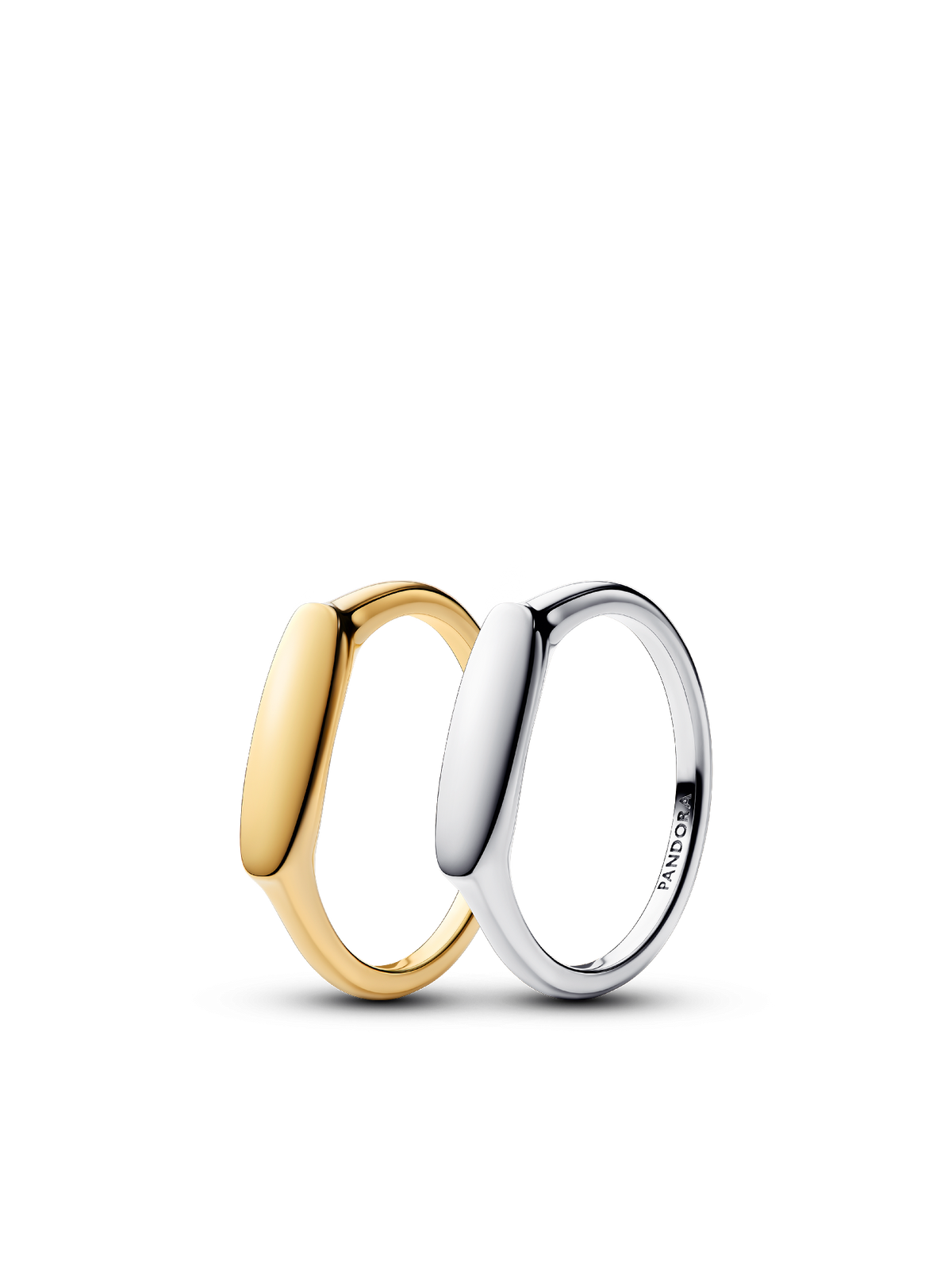 Engravable Love Notes Bar Ring Set