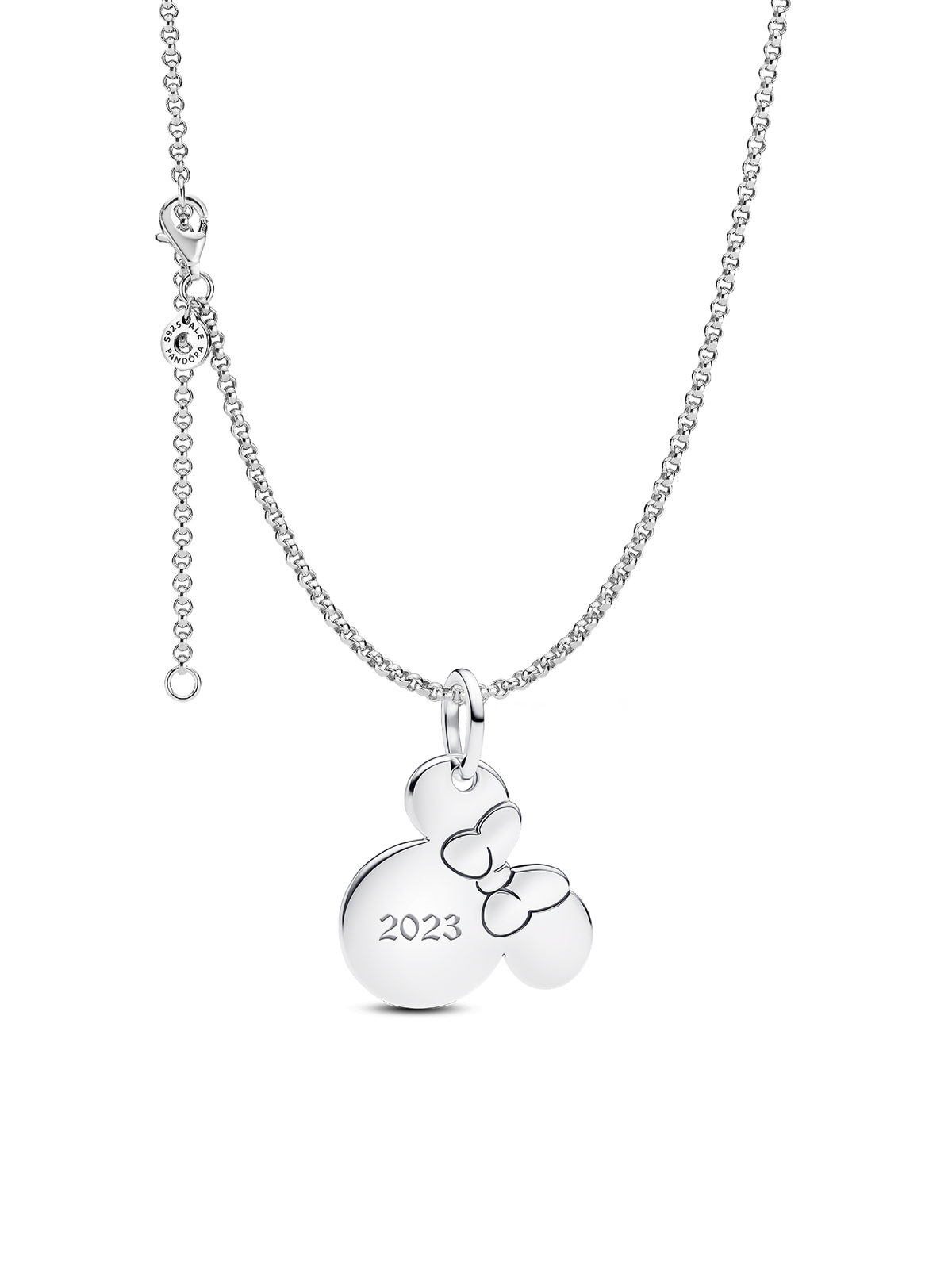 Engravable Minnie Mouse Necklace Set