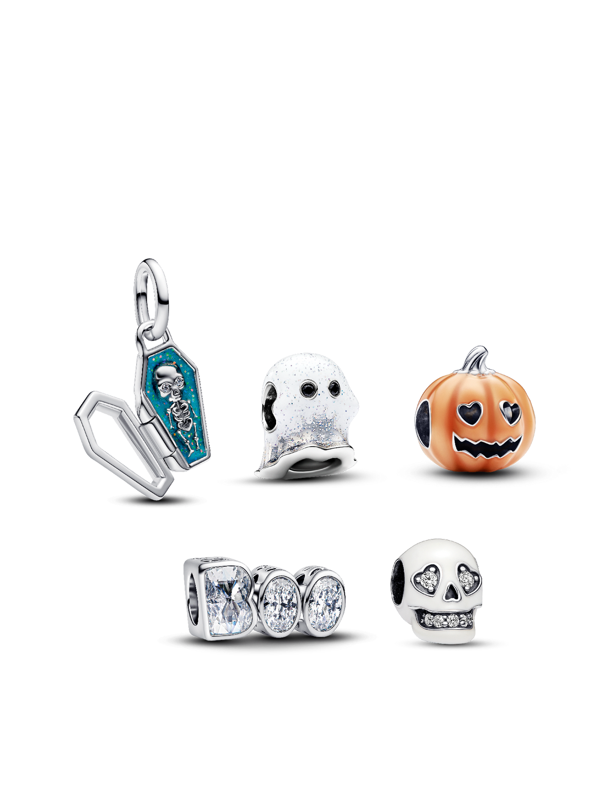 Halloween Glow-In-The-Dark Charms Set
