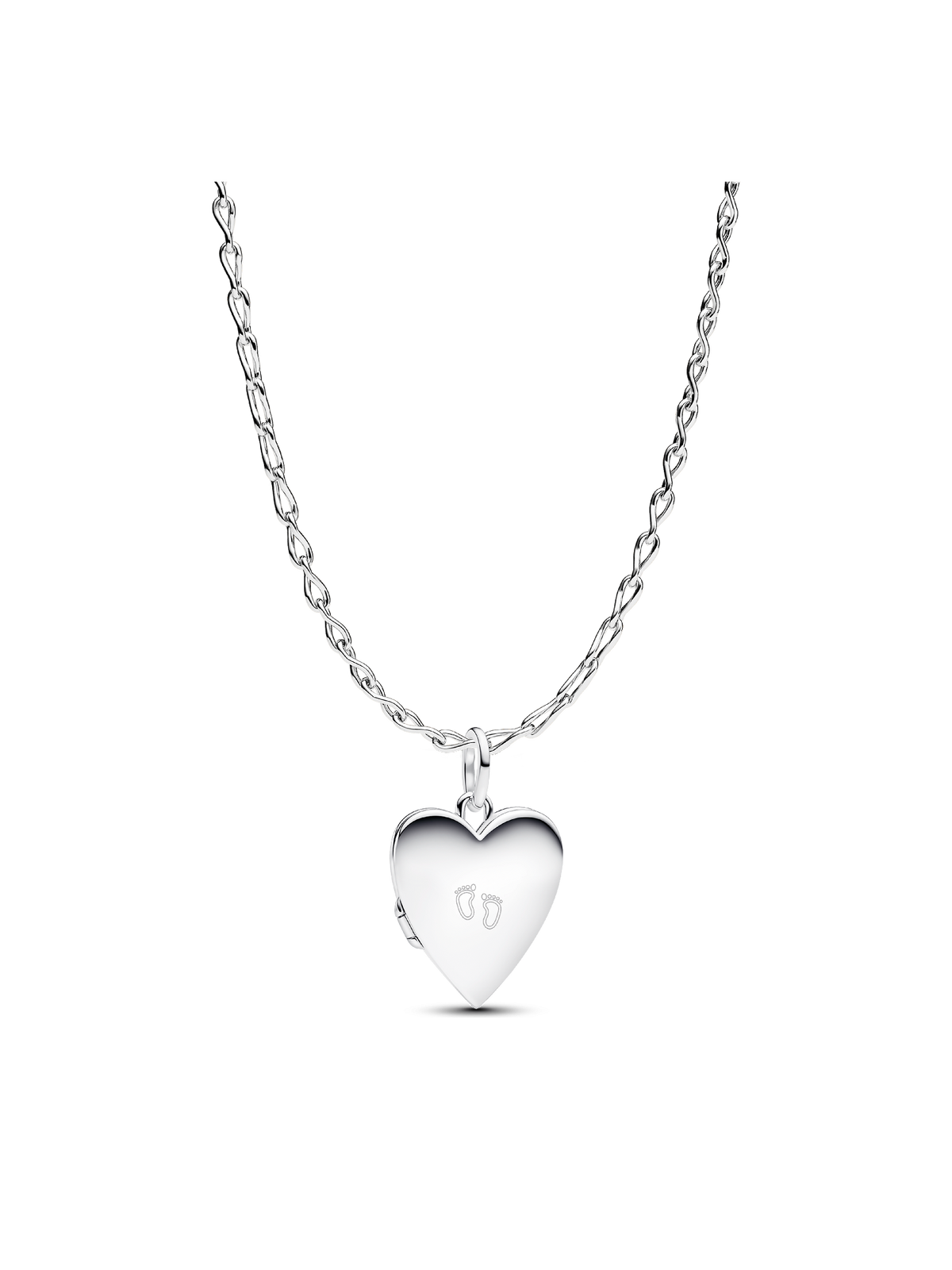 Engravable Openable Heart Tag Pendant Necklace