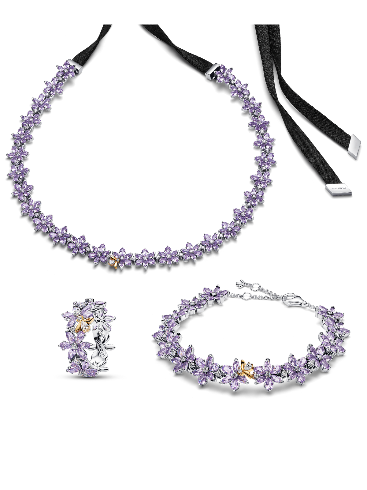 Bridgerton Herbarium & Bee Jewelry Set