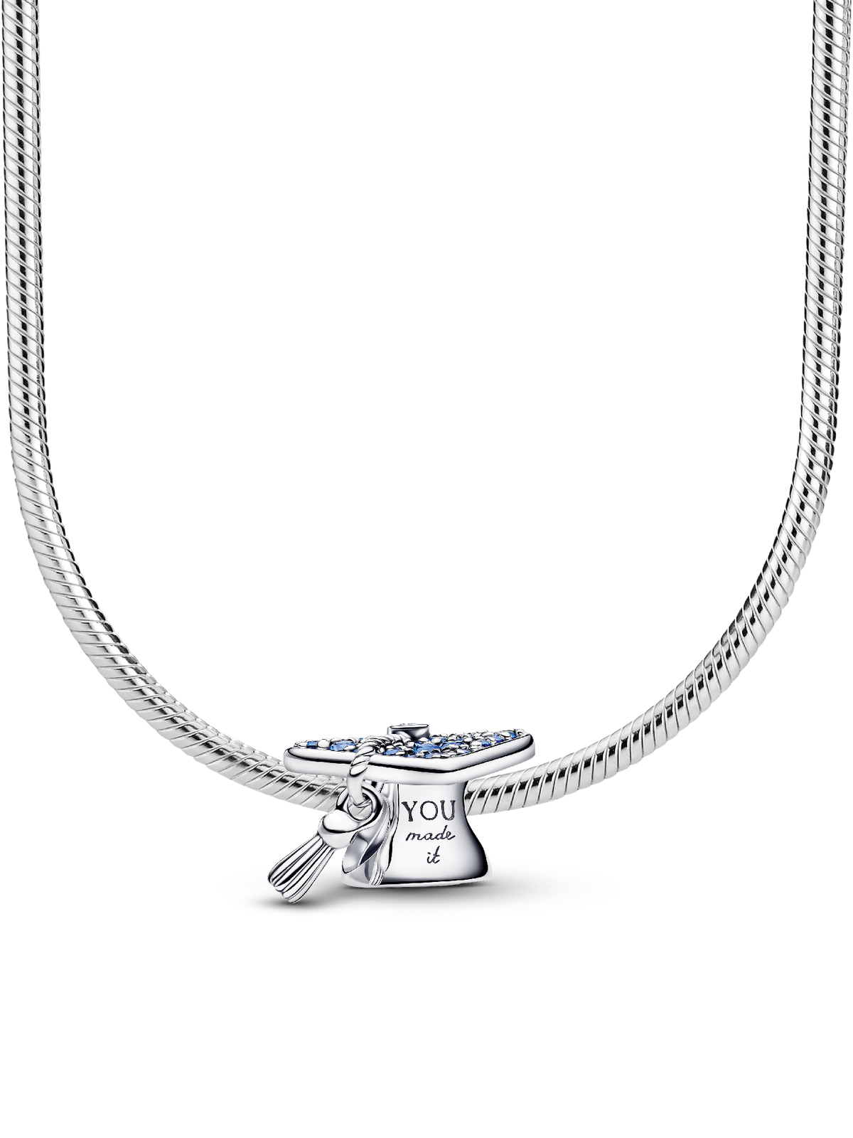 Graduation Cap Charm Necklace Set
