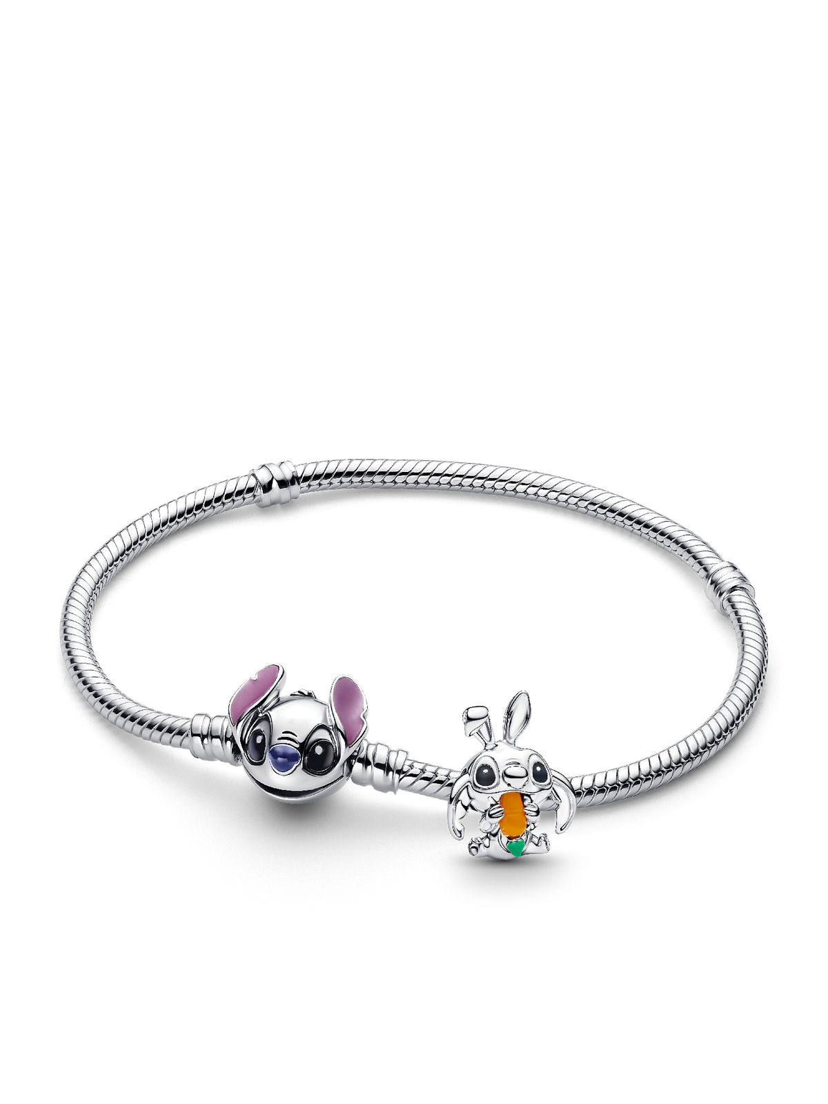 DIsney Stitch Easter Bunny Charm Bracelet