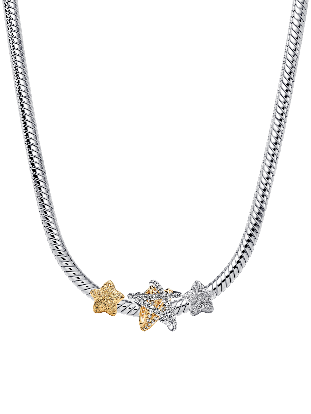KATSEYE Stacked with Stars Charm Necklace