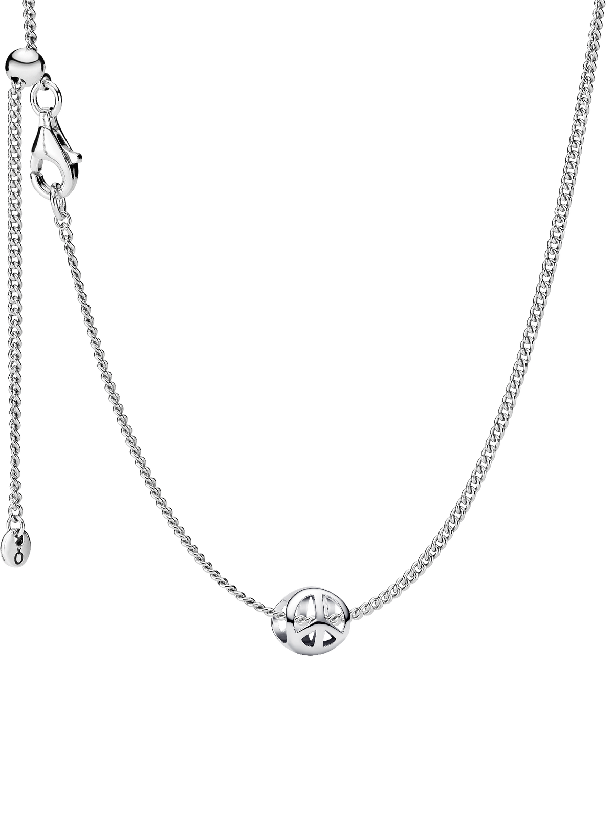 KATSEYE Yoonchae's Peace Sign Mini Charm Necklace