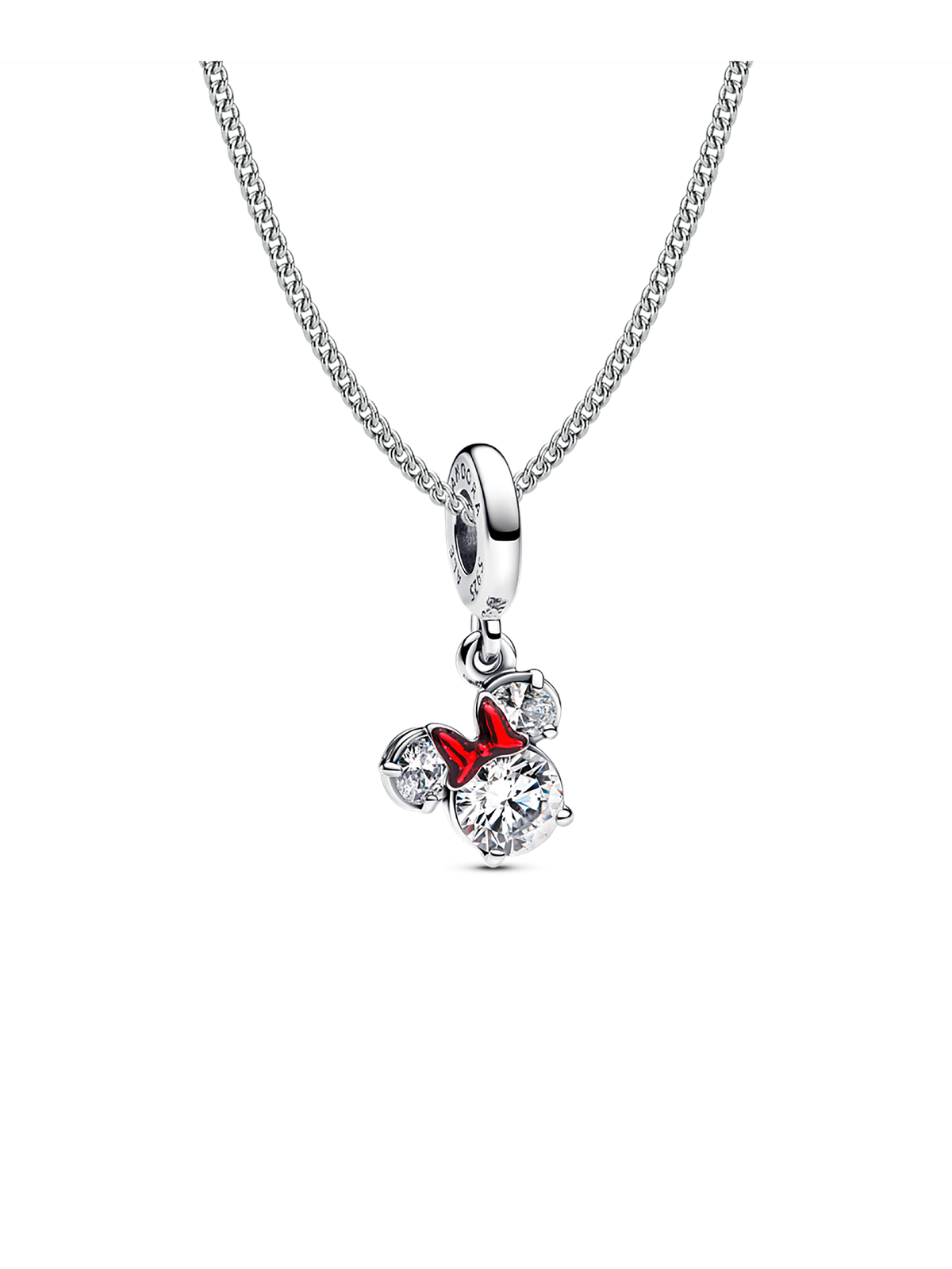 Minnie Mouse Holiday Dangle Charm Necklace Set