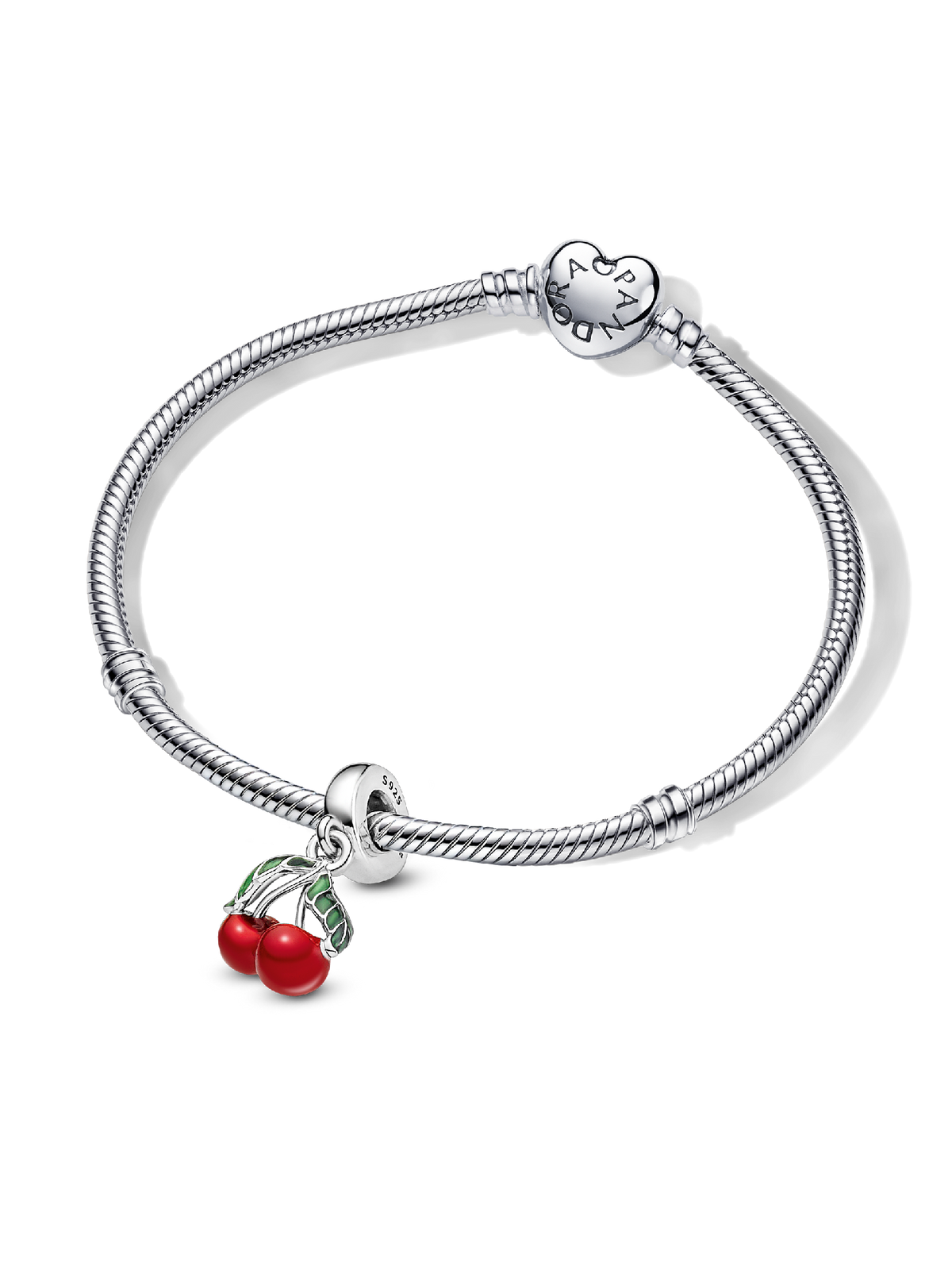 Cherry Dangle Charm Bracelet Set