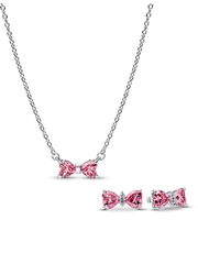 Wrapped In A Bow Necklace and Earring Set