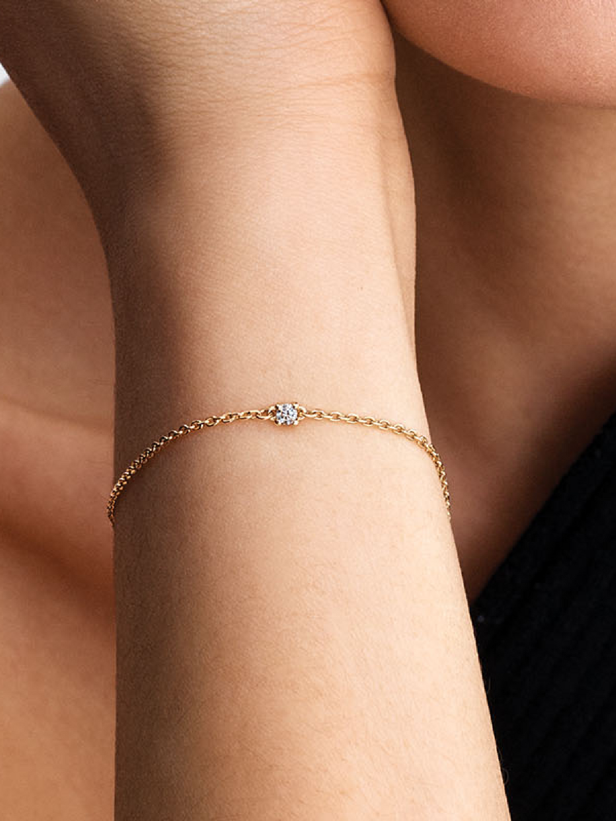 Pandora Era Lab-Grown Diamond Bracelet - 0.05 ct TW, 14k gold