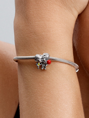 Disney Pixar Up Carl & Ellie Charm - Sterling silver