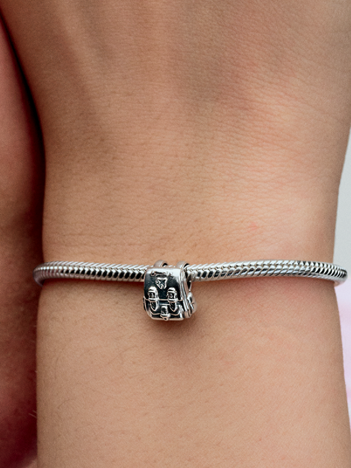 FINAL SALE - Adventure Backpack Charm - Sterling silver