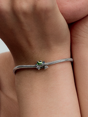 Climbing Frog Charm - Sterling silver