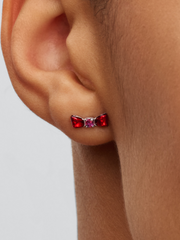 Disney Snow White Bow Stud Earrings - Sterling silver