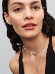 Infinity Knot Collier Necklace - Sterling silver