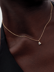 Pandora Talisman 14k Gold Lab-grown Diamond Heart Pendant - 0.25 ct TW, 14k gold